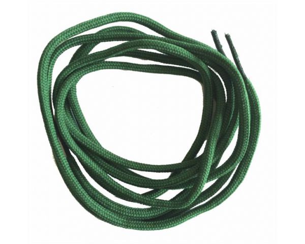 Shoe lace round thin green