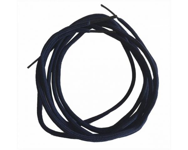 Shoe lace round thin  navy blue