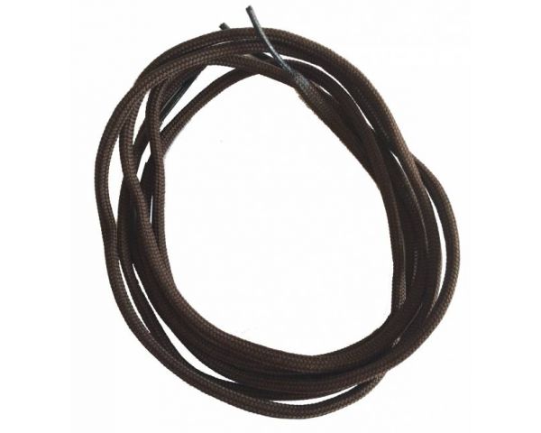 Shoe lace round thin brown