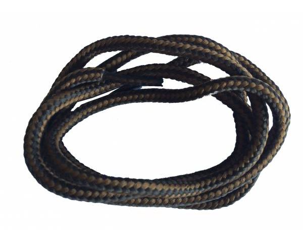 Shoe lace round normal brown-tile