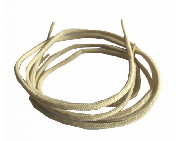 Shoe lace round thin natural